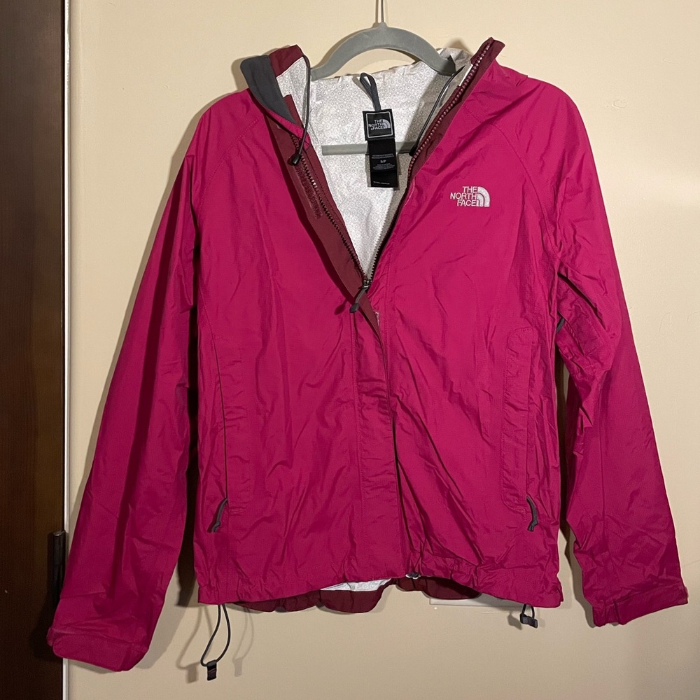 Pink North Face Windbreaker